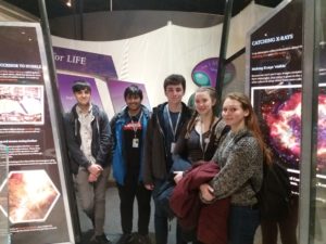 Engineering students at the National Space Centre 