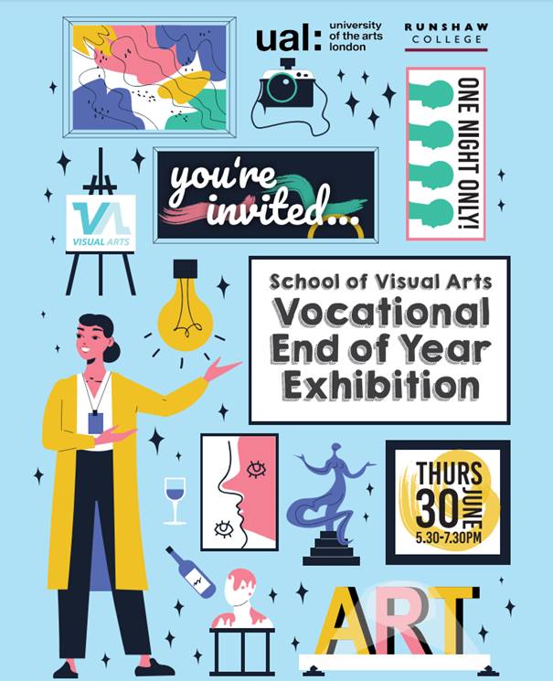 Visual Arts End of Year Exhibition, Thurs 30th June